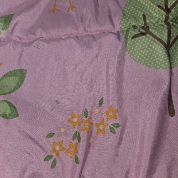 Vintage Girls Owl Forest Bed Blanket 2012 For Twin Size - Picture 3 of 16